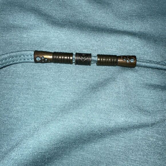 Woman’s Beach Coverup Dress Size XS/S Mint Green Cotton - Picture 6 of 7